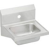 Elkay CHS17161 Stainless Steel Single Bowl Wall Hung Handwash Sink