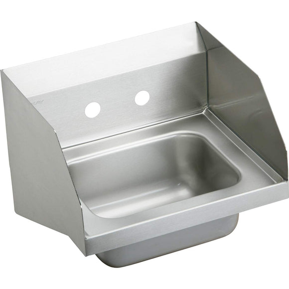 Elkay CHS1716LRS2 Stainless Steel Single Bowl Wall Hung Handwash Sink