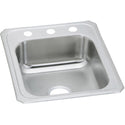 Elkay CR17211 Celebrity Stainless Steel 17" x 21-1/4" x 6-7/8", 1-Bowl Top Mount Kitchen Sink