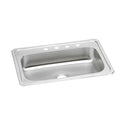 Elkay CRS33223 Celebrity Stainless Steel 33" x 22" x 7", Single Bowl Top Mount Kitchen Sink