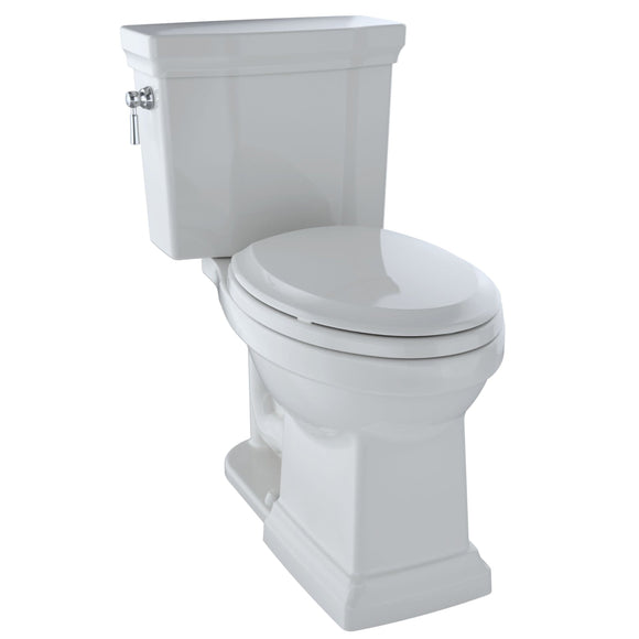 TOTO CST404CEFG#11 Promenade II Two-Piece Elongated 1.28 GPF Toilet, Colonial White, SKU: CST404CEFG#11