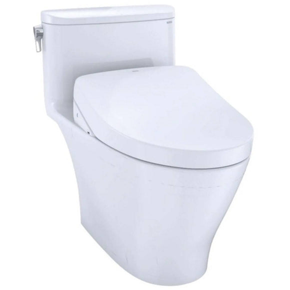 TOTO CST642CEFGAT40#01 Nexus 1.28 GPF One Piece Elongated Chair Height Toilet with Tornado Flush Technology - Less Seat