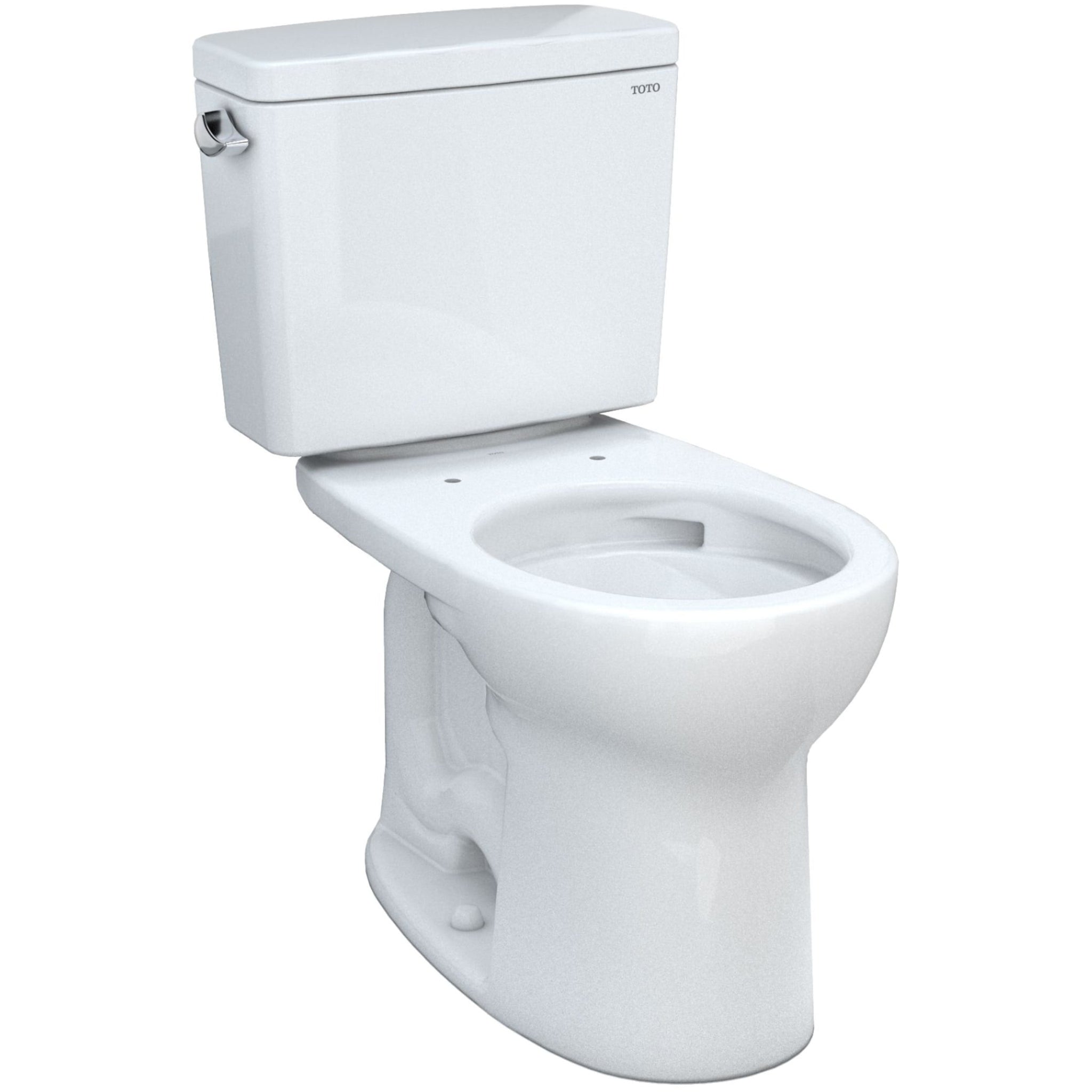 TOTO CST775CEFG#01 Drake 2-Piece 1.28 GPF Rounded Toilet, Cotton 