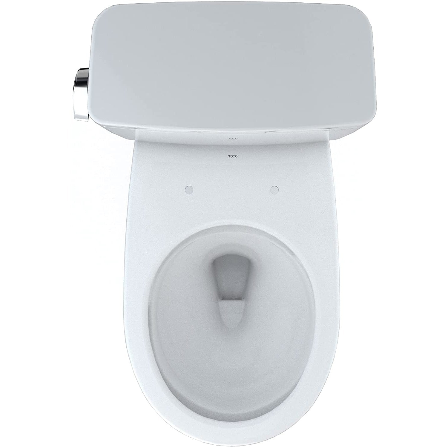 TOTO CST775CEFG#01 Drake 2-Piece 1.28 GPF Rounded Toilet TOTO CST775CEFG#01 Drake 2-Piece 1.28 GPF Rounded Toilet