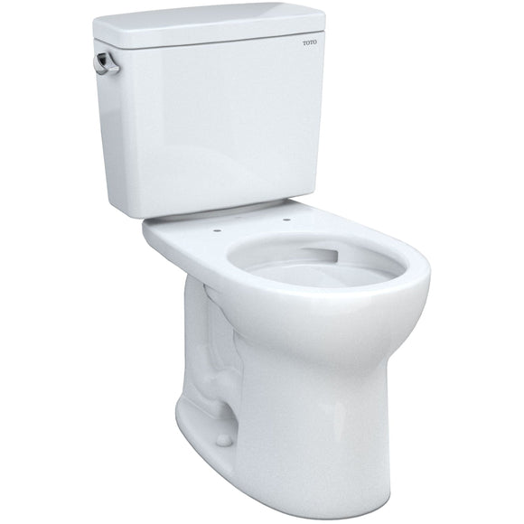 TOTO CST775CEFG#01 Drake Two-Piece Rounded Toilet with 1.28 GPF Tornado  Flush, 12