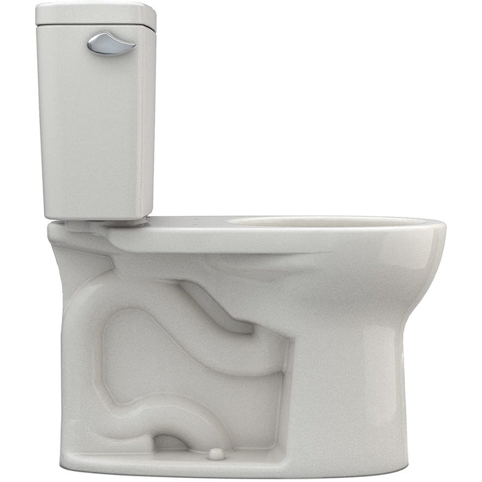 TOTO CST775CEFG#12 Drake Two-Piece Rounded Toilet with 1.28 GPF Tornado Flush, 12" Rough-in, Sedona Beige