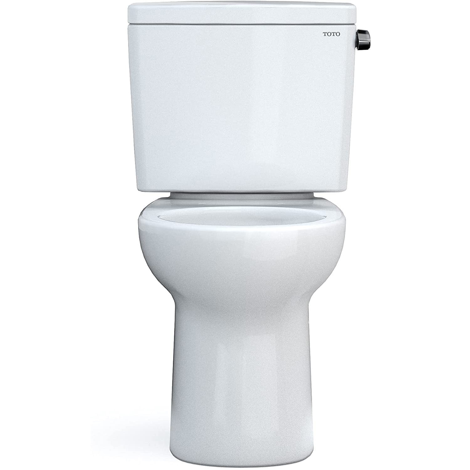 TOTO CST775CEFRG#01 Drake 2-Piece Round White Toilet, Right-Hand 