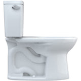 TOTO CST776CEFG.10#01 Drake Two-Piece Elongated Toilet with 1.28 GPF Tornado Flush, 10" Rough-in, Cotton White