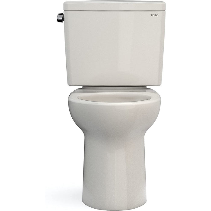 TOTO CST776CEFG#12 Drake Two-Piece Elongated Toilet with 1.28 GPF Tornado Flush, 12" Rough-in, in Sedona Beige