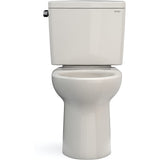 TOTO CST776CEFG#12 Drake Two-Piece Elongated Toilet with 1.28 GPF Tornado Flush, 12" Rough-in, in Sedona Beige