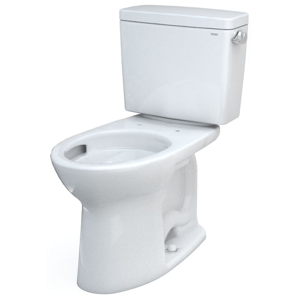 TOTO CST776CEFRG.10#01 Drake 2-Piece Elongated Toilet with 1.28 GPF Tornado Flush, 10" Rough-in, Right-Hand Trip Lever