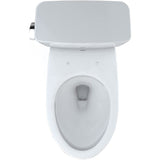 TOTO CST776CEG#01 Drake Two-Piece Elongated Toilet with CeFiONtect and 1.28 GPF Tornado Flush, Cotton White