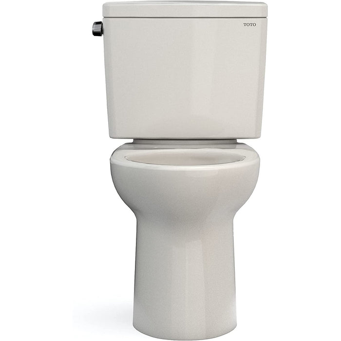 TOTO CST776CEG#12 Drake Two-Piece Elongated Regular Height Toilet, 1.28 GPF, Sedona Beige
