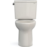TOTO CST776CEG#12 Drake Two-Piece Elongated Toilet with CeFiONtect and 1.28 GPF Tornado Flush, Sedona Beige
