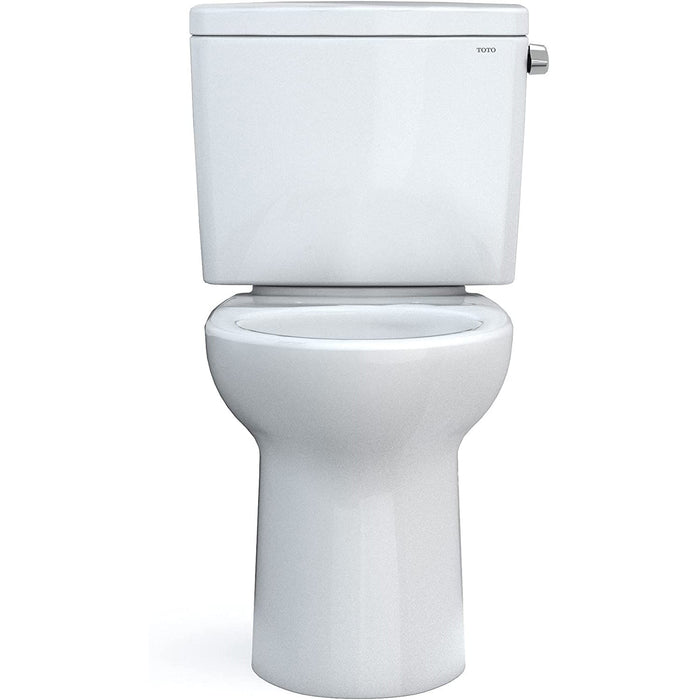 TOTO CST776CERG#01 Drake 2-Piece Elongated Regular Height Toilet, 1.28 GPF, Right-Hand Lever