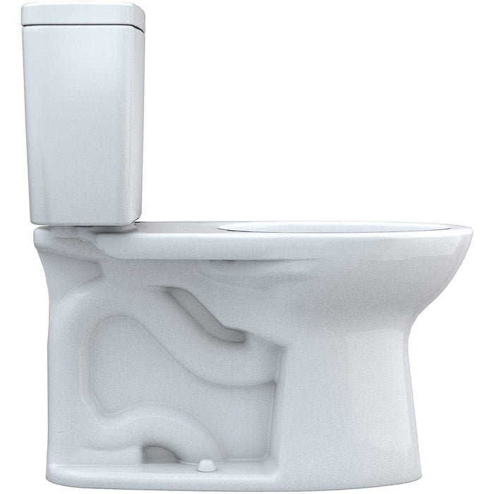 TOTO CST776CERG#01 Drake 2-Piece Elongated Regular Height Toilet, 1.28 GPF, Right-Hand Lever