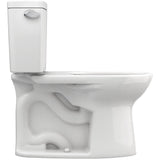 TOTO CST776CSG#11 Drake Two-Piece Elongated Standard Height Toilet with CeFiONtect and 1.6 GPF Tornado Flush, Colonial White