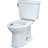 TOTO CST786CEFG#01 Drake Two-Piece Elongated 1.28 GPF Universal Height Toilet, Cotton White