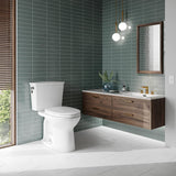 TOTO CST786CEG#11 Drake Transitional Two-Piece Elongated 1.28 GPF Toilet with CeFiONtect, Colonial White