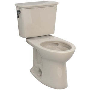 TOTO CST786CEG#03 Drake Transitional Two-Piece Elongated 1.28 GPF Toilet with CeFiONtect, Bone Finish