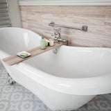 DreamLine BTCP6928HFXXC01 Chesapeake 69" L x 31" H Acrylic Freestanding Bathtub with Chrome Finish