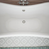 DreamLine BTCP6928HFXXC01 Chesapeake 69" L x 31"H Acrylic Freestanding Bathtub with Chrome Finish