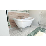 DreamLine BTCP6928HFXXC01 Chesapeake 69" L x 31"H Acrylic Freestanding Bathtub with Chrome Finish
