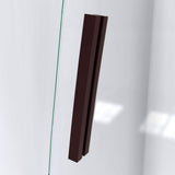 DreamLine SHDR-1760760-06 Crest 58-60 in. W x 76 in. H Clear Glass Frameless Sliding Shower Door in Oil Rubbed Bronze