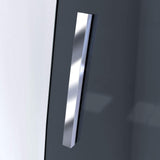 DreamLine SHDR-176076G-01 Crest 58-60" W x 76" H Smoke Gray Glass Frameless Sliding Shower Door in Chrome