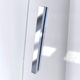 DreamLine SHDR-1760760-01 Crest 58-60" W x 76" H Clear Glass Frameless Sliding Shower Door in Chrome