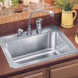 Elkay DCR2522104 Pursuit Stainless Steel 25" x 22" x 10-1/4", 1-Bowl Top Mount Laundry Sink