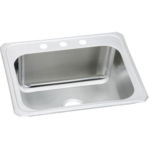 Elkay DCR2522103 Pursuit Stainless Steel 25" x 22" x 10-1/4", 1-Bowl Top Mount Laundry Sink