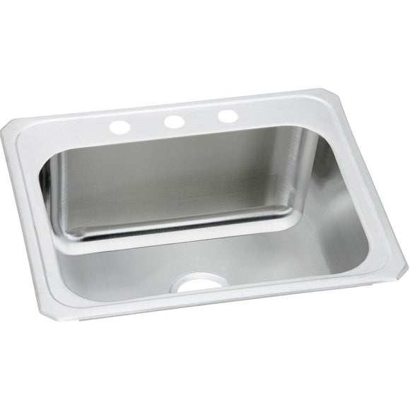 Elkay DCR2522103 Pursuit Stainless Steel 25" x 22" x 10-1/4", 1-Bowl Top Mount Laundry Sink