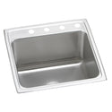 Elkay DLR2222123 Lustertone Stainless Steel 22" x 22" x 12-1/8", Single Bowl Top Mount Kitchen Sink