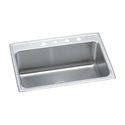 Elkay DLR3122101 Lustertone Stainless Steel 31" x 22" x 10-1/8", Single Bowl Top Mount Kitchen Sink