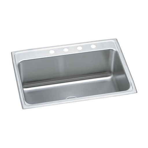 Elkay DLR3122103 Lustertone Stainless Steel 31" x 22" x 10-1/8", Single Bowl Top Mount Kitchen Sink