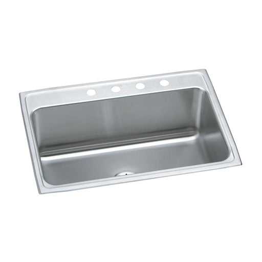 Elkay DLR312210PD1 Lustertone Stainless Steel 31" x 22" x 10-1/8" Top Mount Kitchen Sink with Perfect Drain