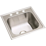 Elkay DPC12020102 Dayton Stainless Steel 20" x 20" x 10-1/8", 1-Bowl Top Mount Laundry Sink