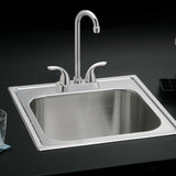 Elkay DPC12020102 Dayton Stainless Steel 20" x 20" x 10-1/8", 1-Bowl Top Mount Laundry Sink