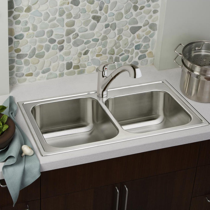 Elkay LK5000CR Deck Mount Kitchen Faucet, Pull-out Spray, + Optional Escutcheon Chrome