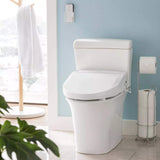 Brondell Swash DR802-EW Select Electronic Bidet Seat for Elongated Toilets in White with Warm Air Dryer and Deodorizer