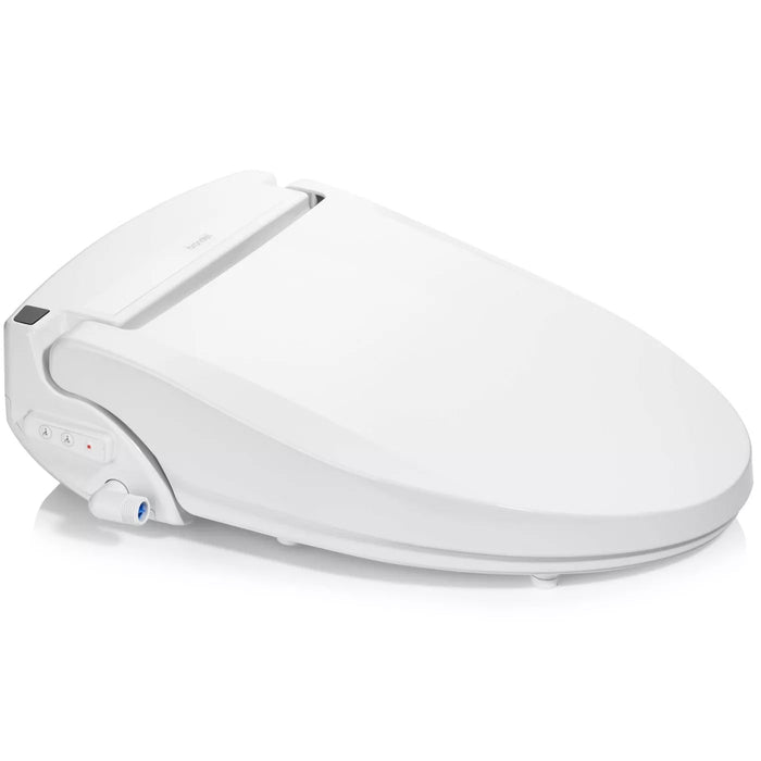 Brondell Swash DR802-EW Select Electronic Bidet Seat for Elongated Toilets in White with Warm Air Dryer and Deodorizer