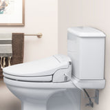 Brondell Swash DS725-RW Advanced Bidet Toilet Seat for Round Toilets, White