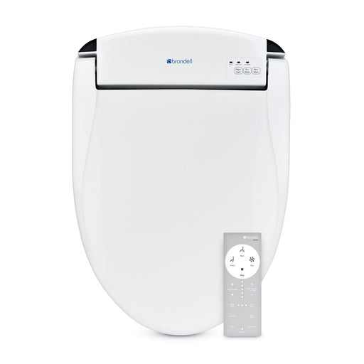 Brondell Swash DS725-RW Advanced Bidet Toilet Seat for Round Toilets, White