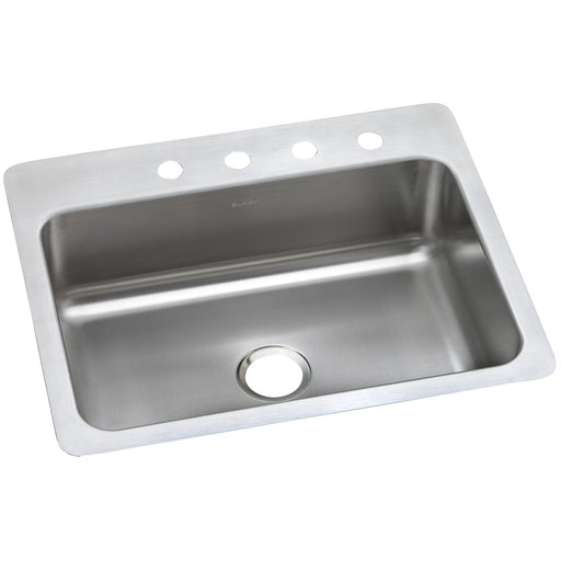 Elkay DSESR127224 Dayton Stainless Steel 27" x 22" x 8", Single Bowl Dual Mount Kitchen Sink