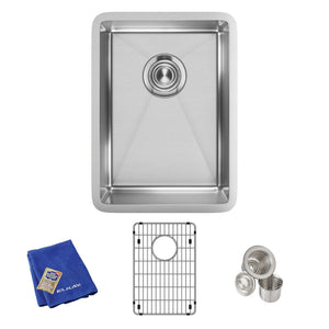 Elkay ECTRU12179TC 18 Gauge Stainless Steel Single Bowl Undermount Bar/Prep Sink Kit