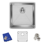 Elkay ECTRU17179TC 18 Gauge Stainless Steel Single Bowl Undermount Kit