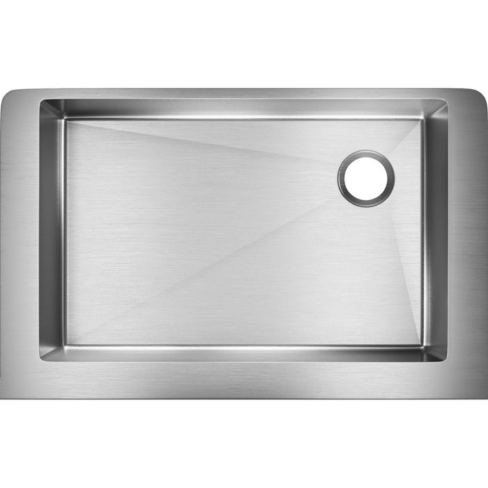 Elkay ECTRUF30179R Crosstown Stainless Steel 35-7/8" x 20-1/4" x 9", 1-Bowl Farmhouse Kitchen Sink