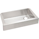 Elkay ECTRUF30179R Crosstown Stainless Steel 35-7/8" x 20-1/4" x 9", 1-Bowl Farmhouse Kitchen Sink