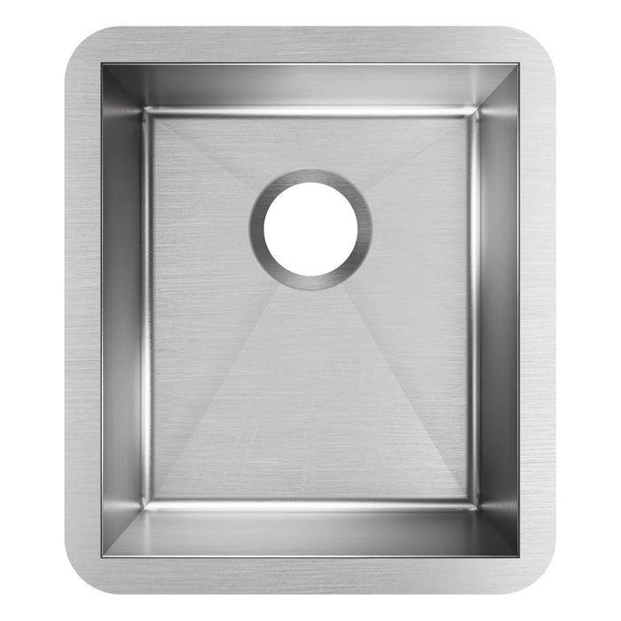 Elkay EFRU131610T Crosstown 16 Gauge Stainless Steel 16" x 18-1/2" x 10", 1-Bowl Undermount Kitchen Sink